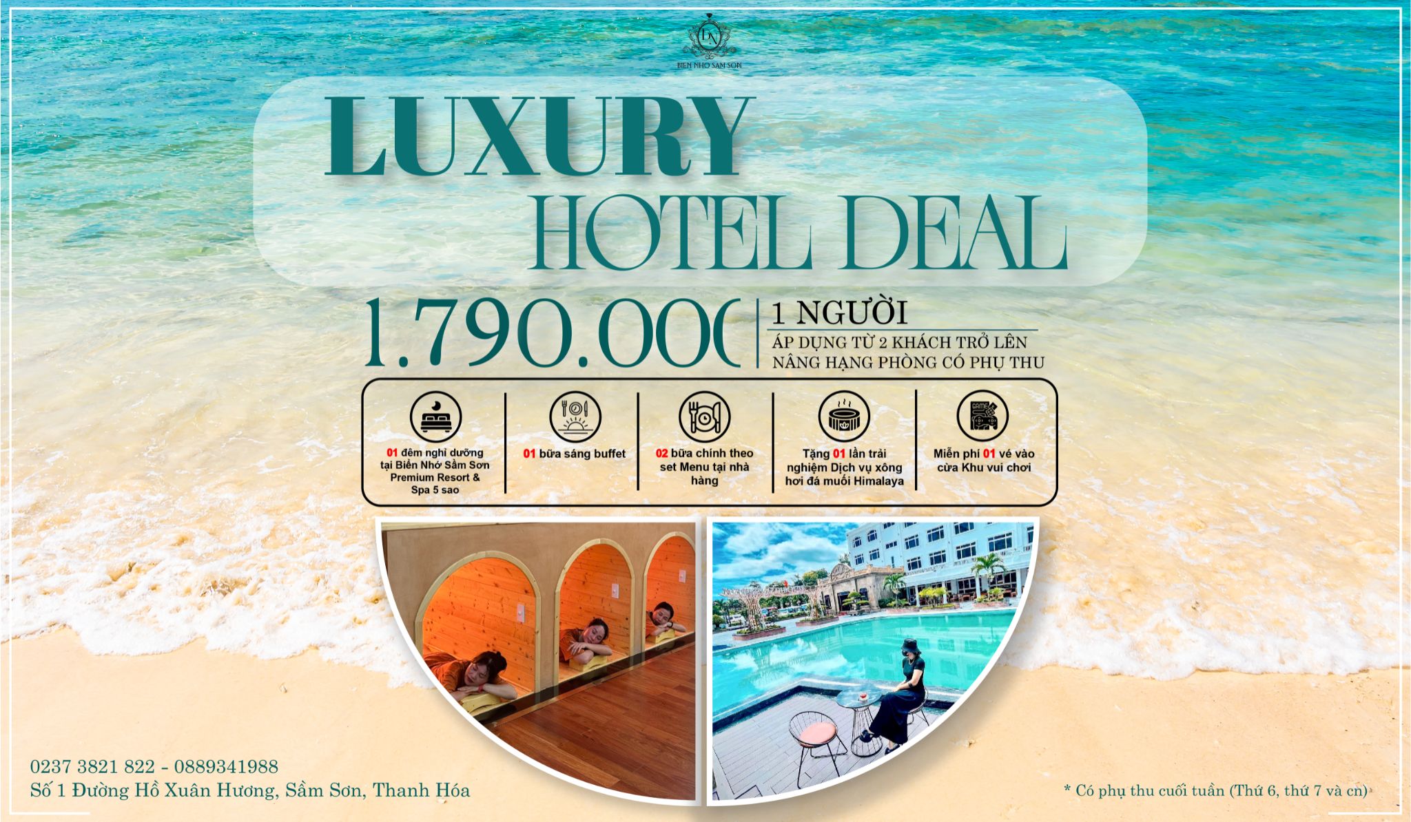 HOT DEAL CHÀO HÈ 2024 TẠI BIỂN NHỚ SẦM SƠN PREMIUM RESORT & SPA